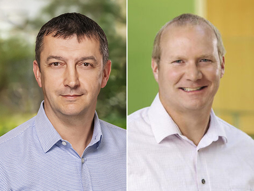 headshots of Gerard Wysocki and Mark Zondlo