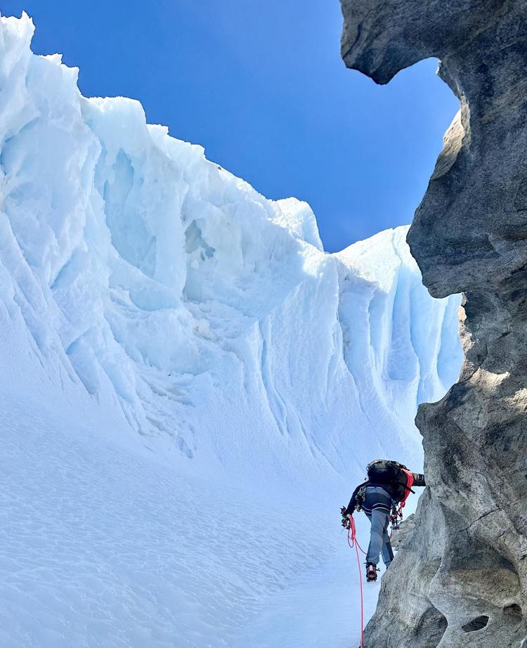 Cordsen hikes up an arctic landscape