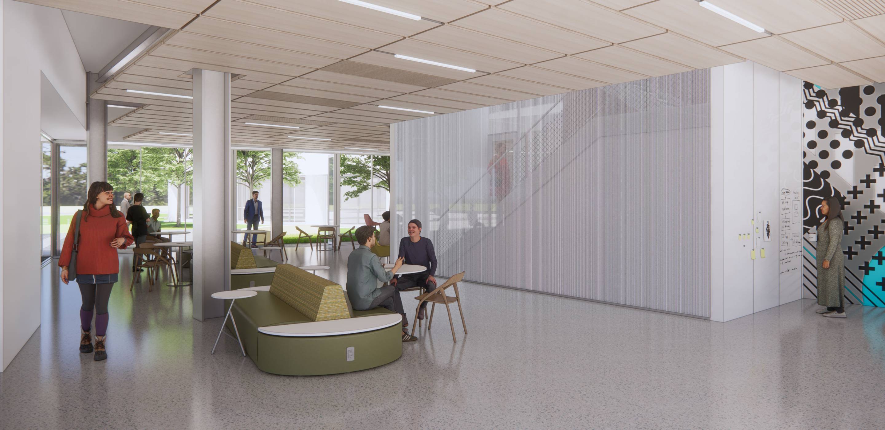 Proposed image of the Cafe inside the Princeton Plasma Innovation Center