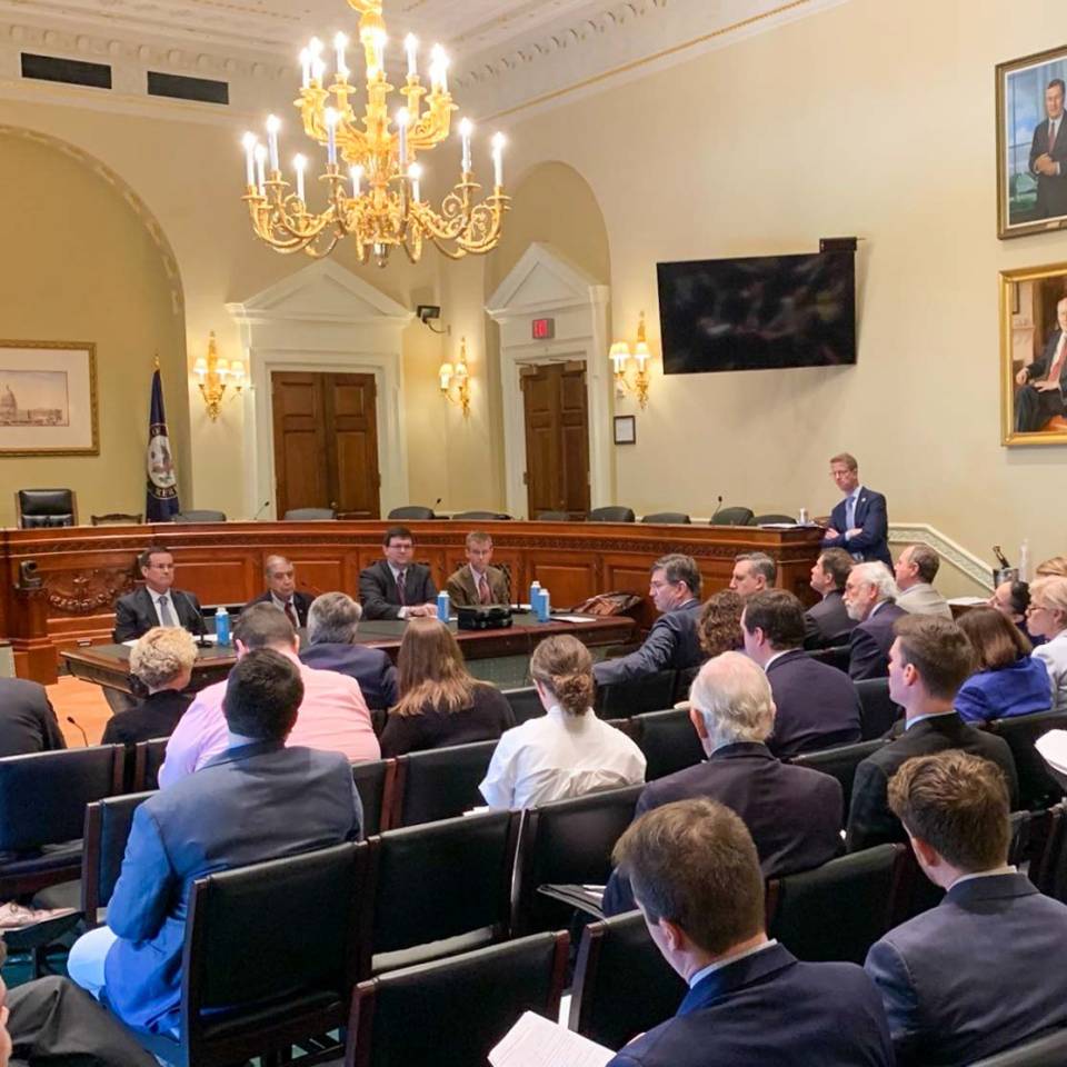 A scene from a congressional meeting