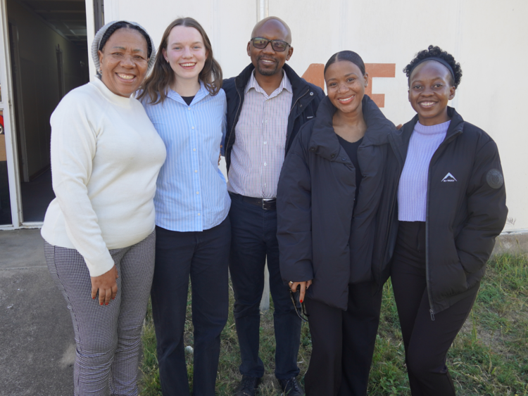 group shot of five people