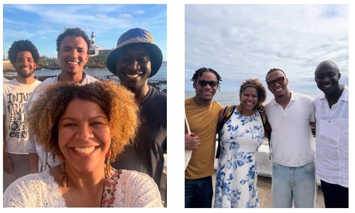 People posing for a picture