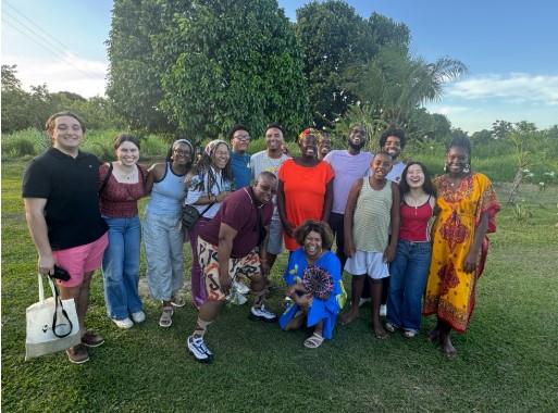 People posing for a picture