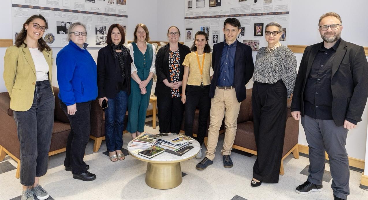 Participants of the May 2025 Mount Athos workshop convene