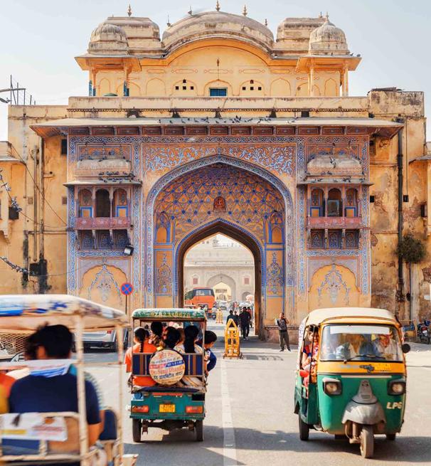 An Indian street scene