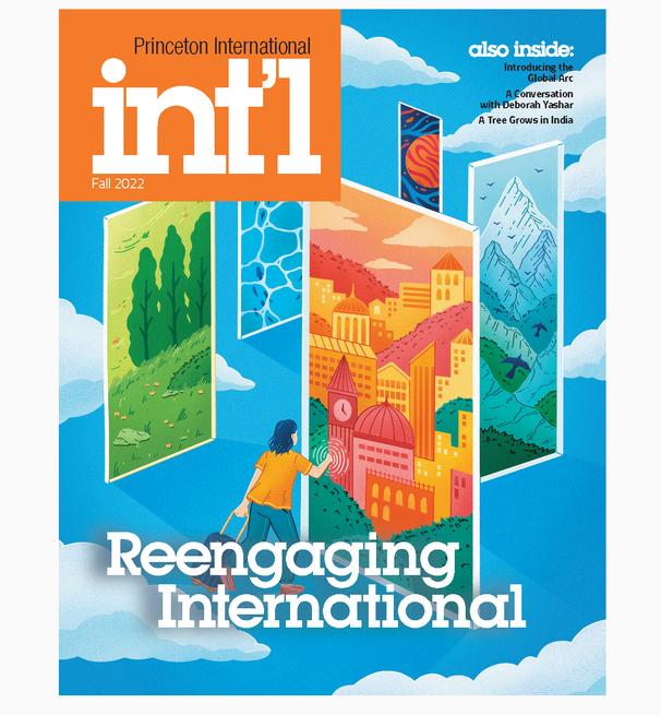 a vibrant cover from princeton international magazine 2022