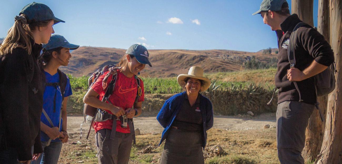Students in Peru