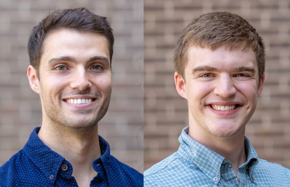 Jonah Herzog-Arbeitman '19 and Daniel Longenecker.