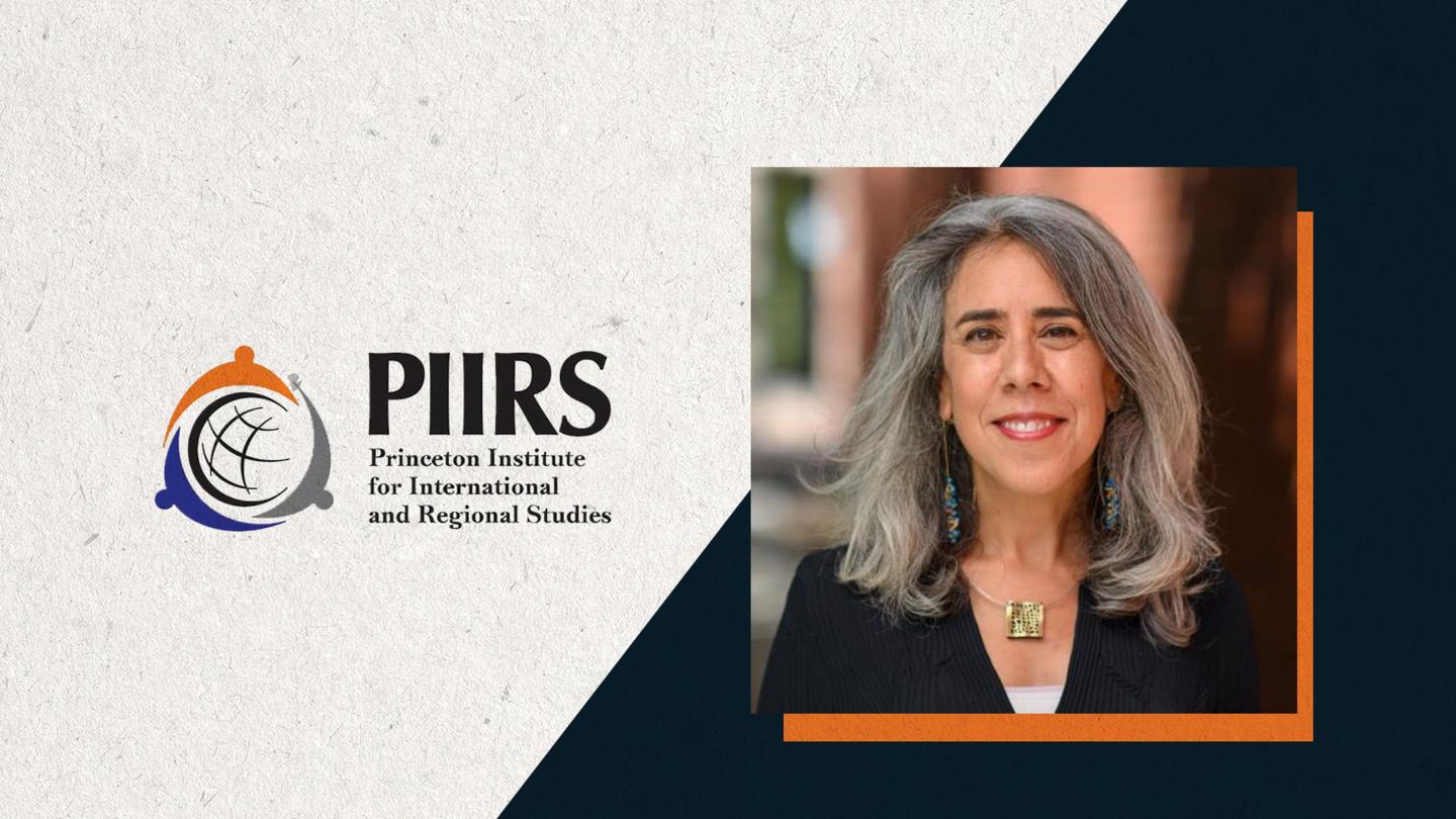 The PIIRS logo and a headshot of Deborah Yashar inset next to it