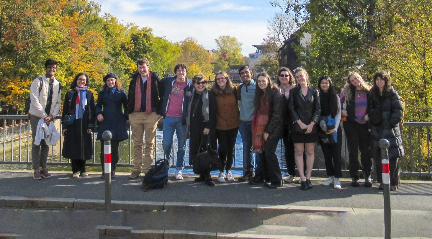 Princeton students in the journalism course “International News: Migration Reporting,” taught by NPR correspondent Deborah Amos, traveled to Berlin this October for field reporting on immigration and human rights. 