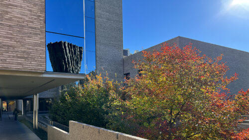 Exterior shot of the Andlinger Center for Energy and Environment