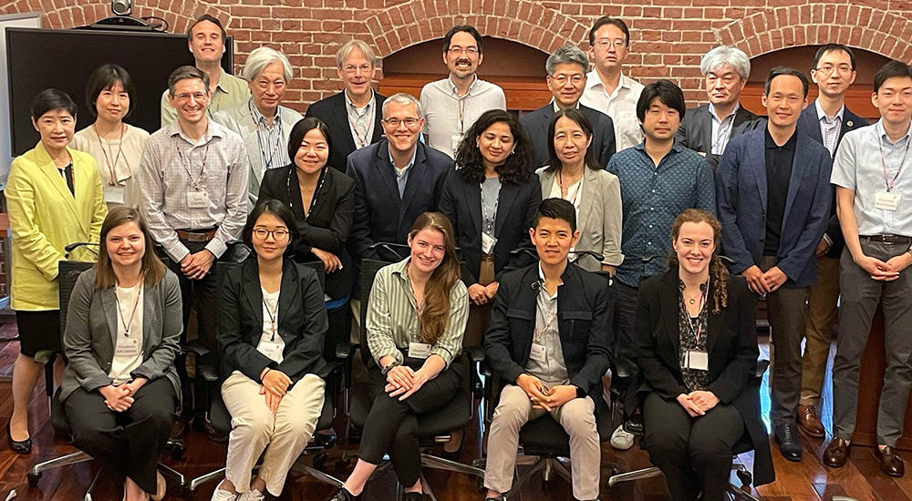 Group shot with several people from princeton the university of Tokyo