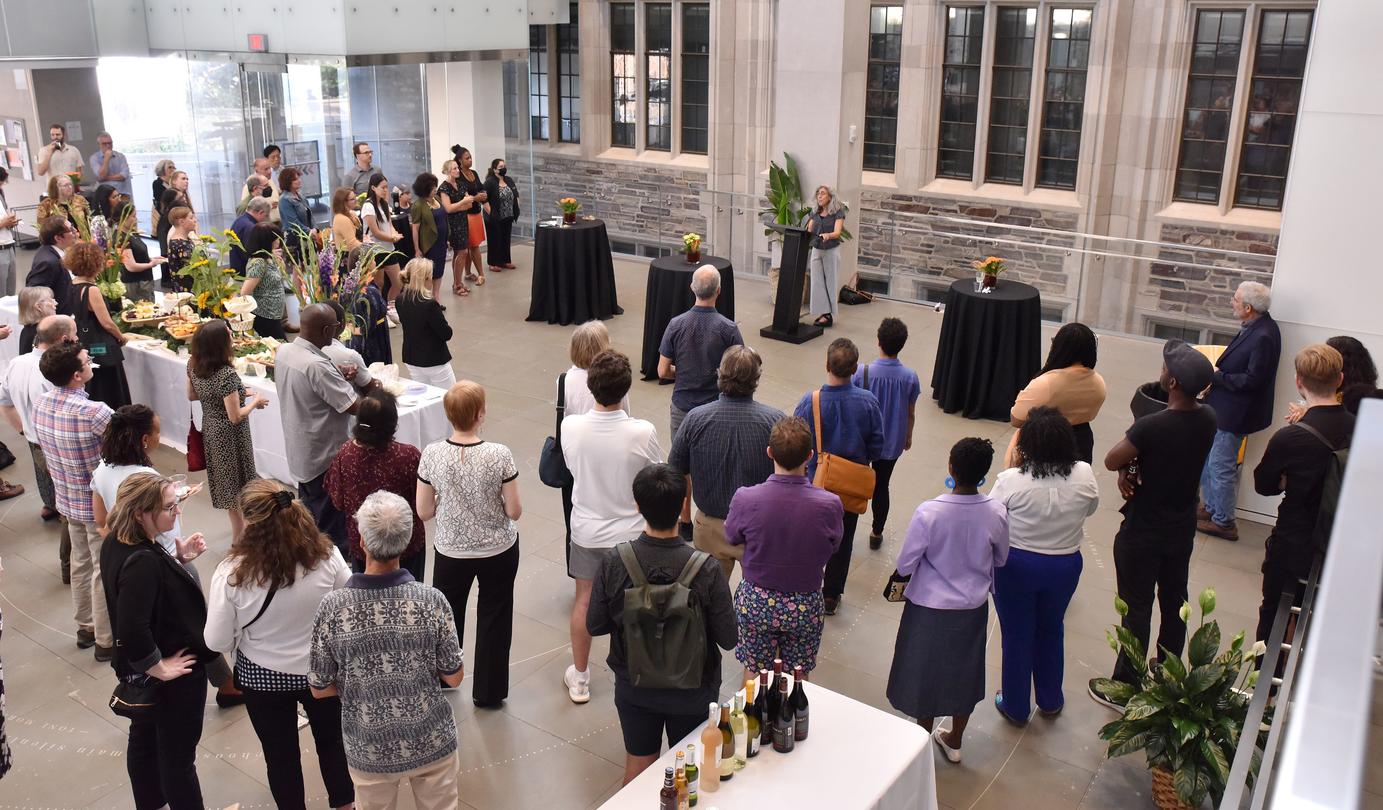 On Wednesday, September 6, the Princeton Institute for International and Regional Studies (PIIRS) celebrated the start of a new academic year with a welcome reception for returning and new visiting scholars. Attendees included faculty, staff, students and visitors, who represented a wide swath of PIIRS centers and programs. 
