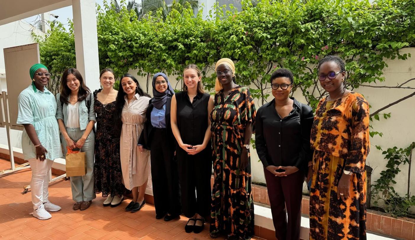 group photo of SPIA policy task force with Senegal officials