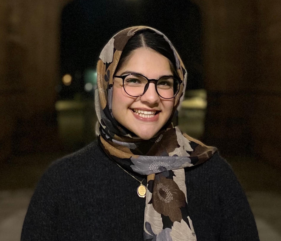Princeton senior Mahya Fazel-Zarandi