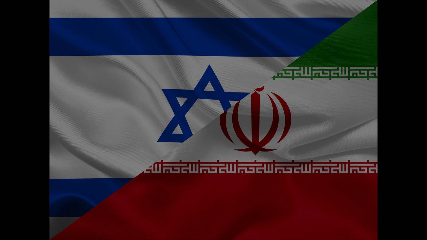 Israel and Iran flag