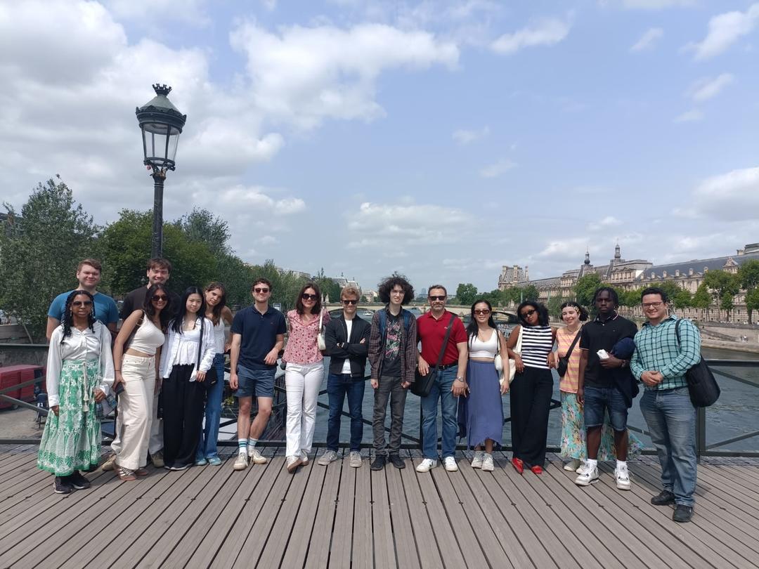 Group shot on the Pont Neuf