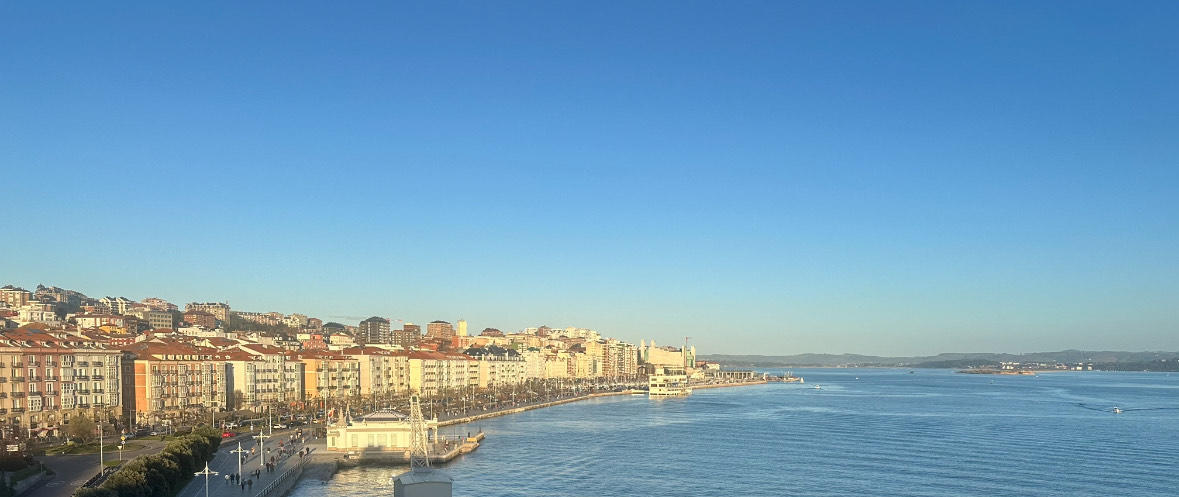 The santander coast line