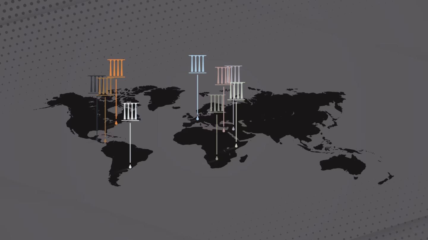 Map of SPIA institutions across the globe