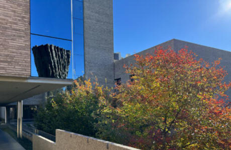Exterior shot of the Andlinger Center for Energy and Environment