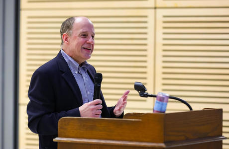 James Raymo, the Henry Wendt III '55 Professor of East Asian Studies, professor of sociology, and inaugural director of GJL, shares his opening remarks.