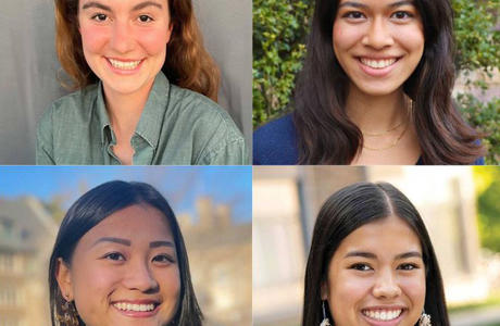Sarah Brown, Caroline Subbiah, Marissa Mejia and Mandy Qua