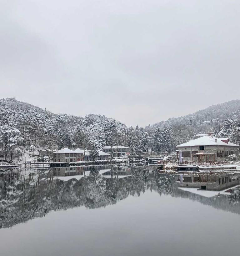 Winter landscape in China